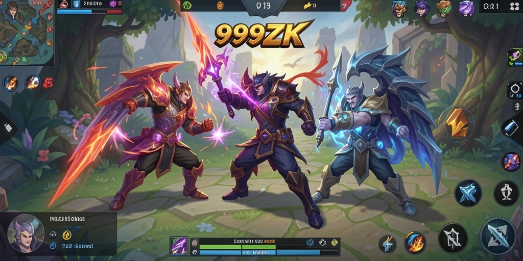 Tampilan Gameplay Seru di 999ZK dengan Pertarungan Tim