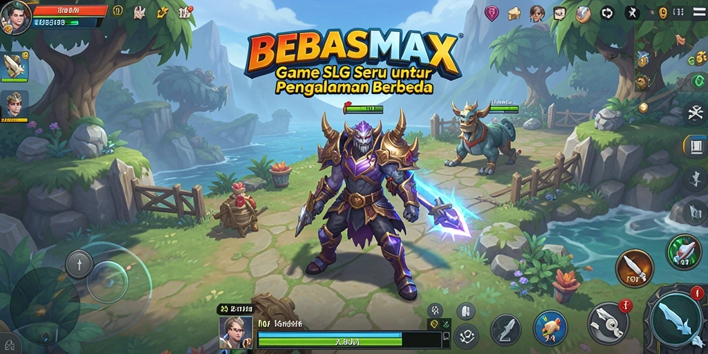 Tampilan gameplay menarik dalam game SLG BEBASMAX.