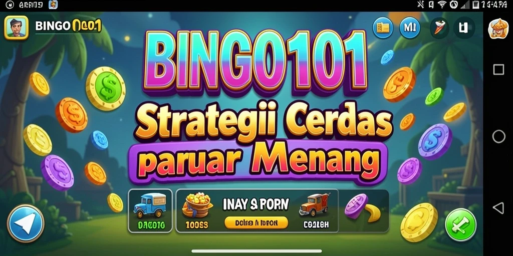 Tampilan gameplay seru BINGO101 yang menantang strategi.