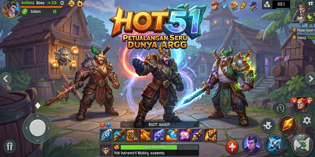 Gameplay seru dalam dunia fantasi yang menantang.