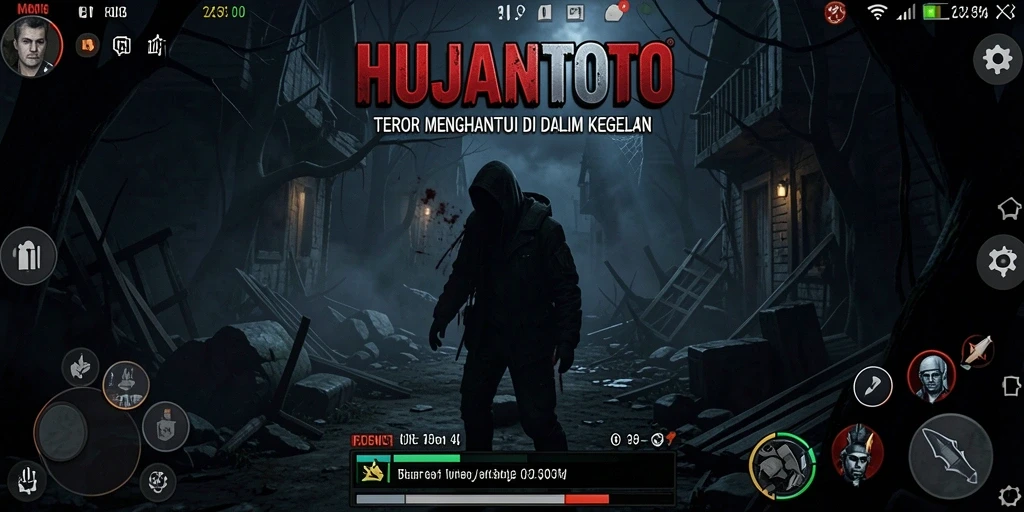Gameplay menegangkan di dalam kegelapan yang menyeramkan.