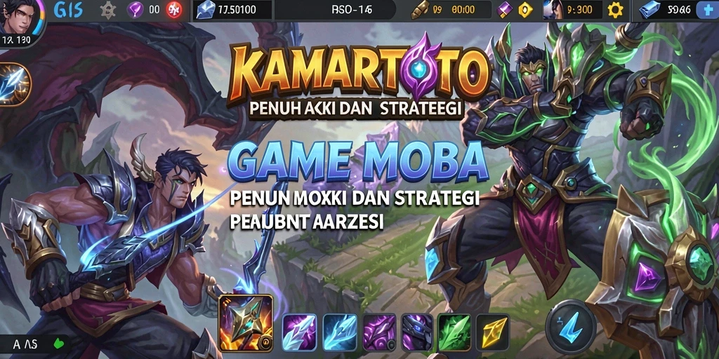 Tampilan seru saat gameplay KAMARTOTO dalam pertarungan tim.
