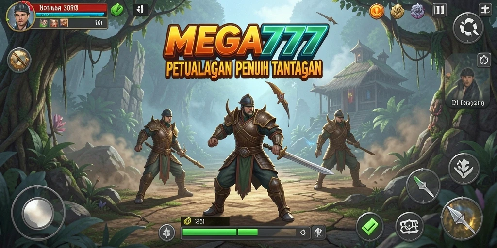 Tangkapan layar MEGA777 menampilkan aksi petualangan yang mendebarkan.