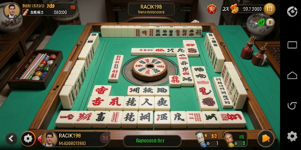 Screenshot gameplay menunjukkan tantangan Mahjong yang seru.