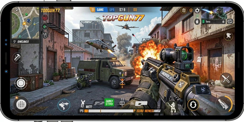 Tangkapan layar utama dari gameplay TPS yang mendebarkan.